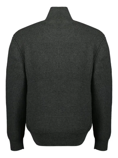 Officine Generale Finley Cardigan In Green