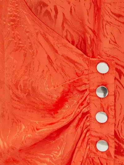 Day Birger Et Mikkelsen Wrap Maxi Dress In Orange