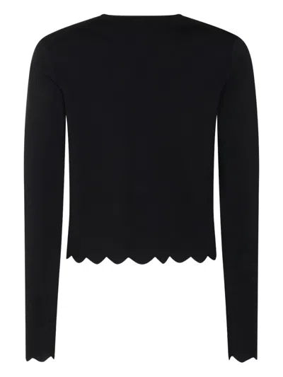 BUTTONED-UP SCALLOPED JACKET