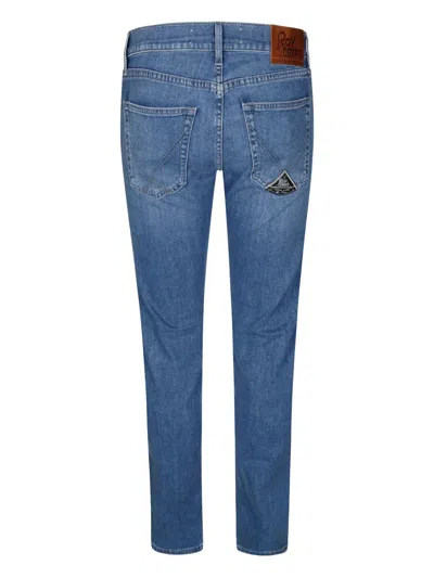Roy Rogers Nick Logo-patch Jeans In Blue
