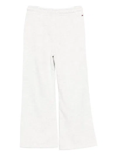 Tommy Hilfiger Junior Logo-detail Track Pants In Gray