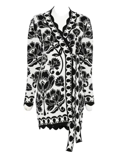 Farm Rio Arabesque Mini Dress In White