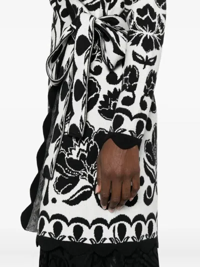 Farm Rio Arabesque Mini Dress In White