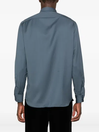 Lardini Buttoned Shirt In Blue