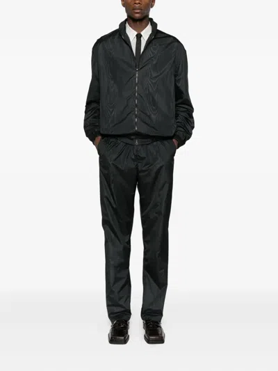 Medeea Zip-up Lightweight Jacket In Black