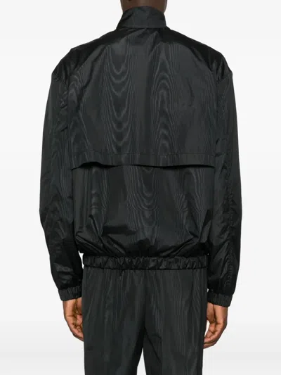 Medeea Zip-up Lightweight Jacket In Black