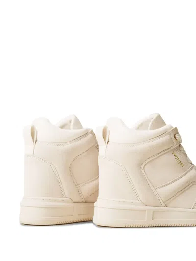 Twinset Suede Sneakers In Neutral