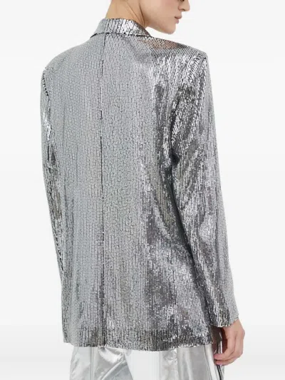 Day Birger Et Mikkelsen Sequined Buttoned Blazer In Gray