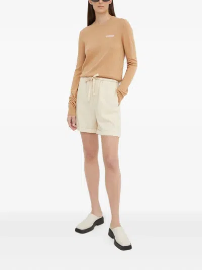 Day Birger Et Mikkelsen Logo-knit Sweater In Brown