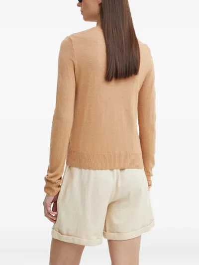 Day Birger Et Mikkelsen Logo-knit Sweater In Brown