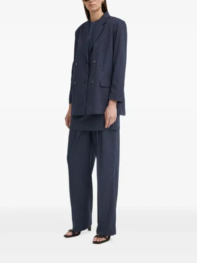 Day Birger Et Mikkelsen Herman Double-breasted Blazer In Blue