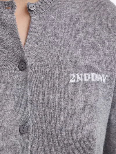 Day Birger Et Mikkelsen 2nd Vinny Buttoned Cardigan In Gray