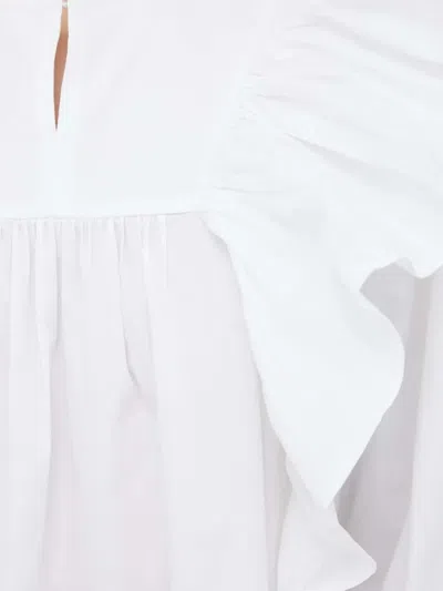 Day Birger Et Mikkelsen Ruffled-trim Mini Dress In White