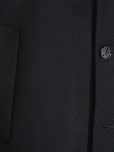 Hevo Single-breasted Coat In Black
