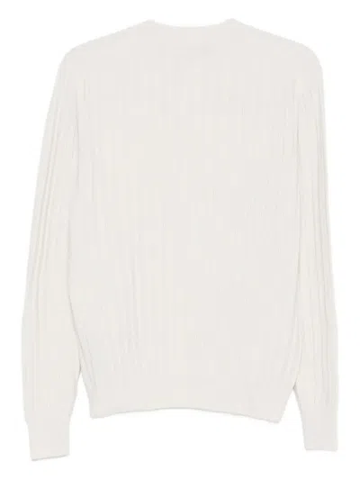 Cruciani Wool Blend Sweater In Neutral