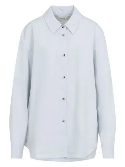Khaite Cotton Shirt In White