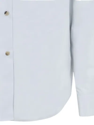 Khaite Cotton Shirt In White