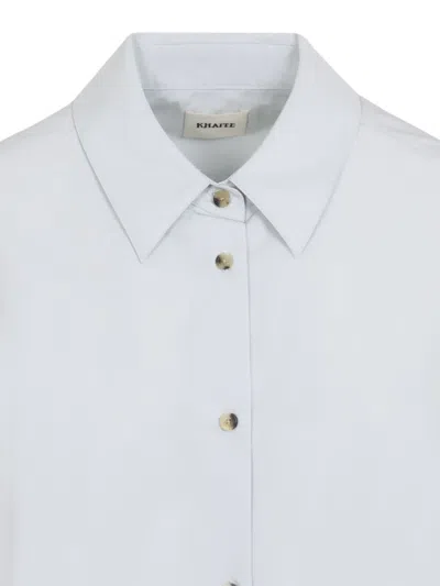 Khaite Cotton Shirt In White
