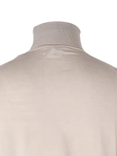 Lardini Roll-neck Sweater In Neutral
