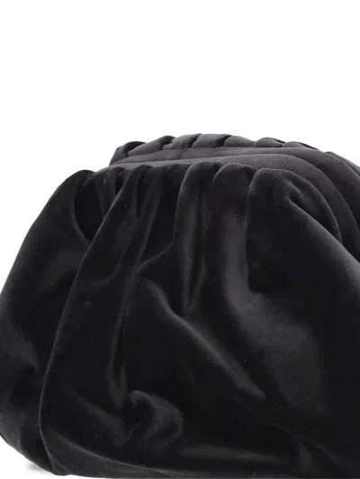 Antonelli Pleated Clutch Bag In Black