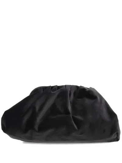 Antonelli Pleated Clutch Bag In Black