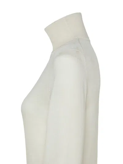 Peuterey White Pure Virgin Wool Turtleneck Sweater In White