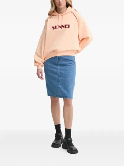 Day Birger Et Mikkelsen Denim Midi Skirt In Blue