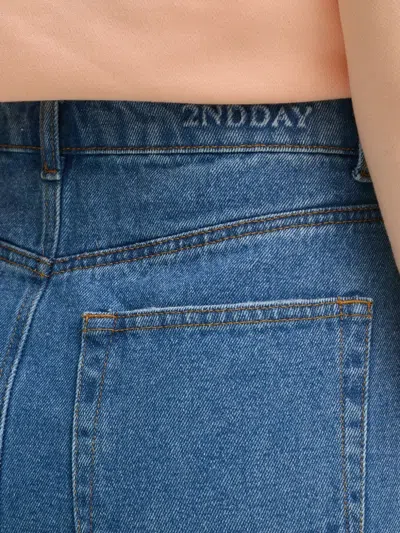 Day Birger Et Mikkelsen Denim Midi Skirt In Blue