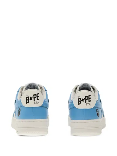 A Bathing Ape Sta™ 系带运动鞋 In Blue