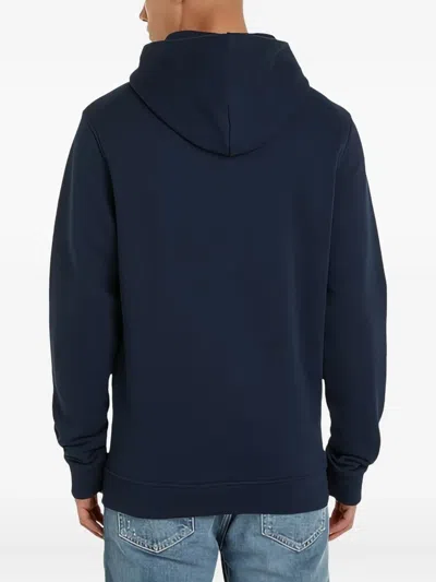 Tommy Jeans Ribbed Hoodie In Blue