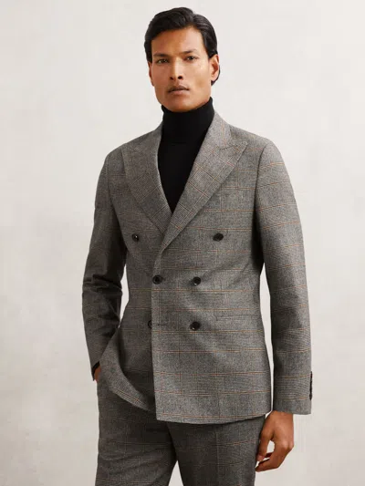 Reiss Charcoal Grey Suit Jacket In Gray