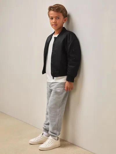 Reiss Black 3-9 Yrs | Royal Ballet Bomber Unisex Fit Jacket In Black