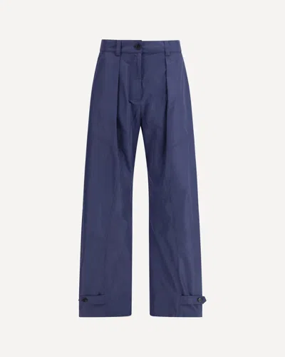 Pinko Straight-leg Casual Pants In Blue