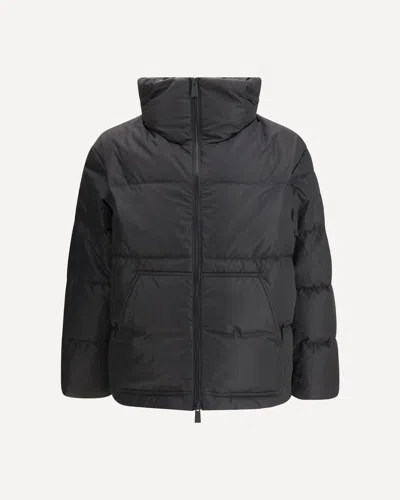 Premiata Padded Nylon Down Jacket In Black
