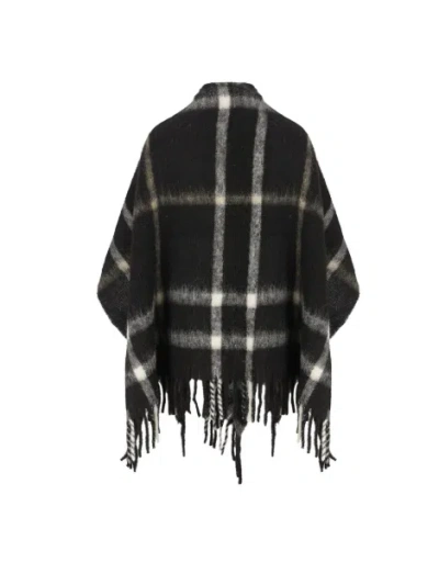 Woolrich Black Cape In Black