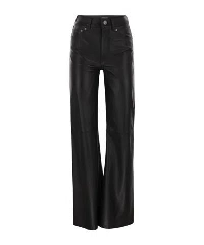 Dondup Five-pocket Trousers In Black