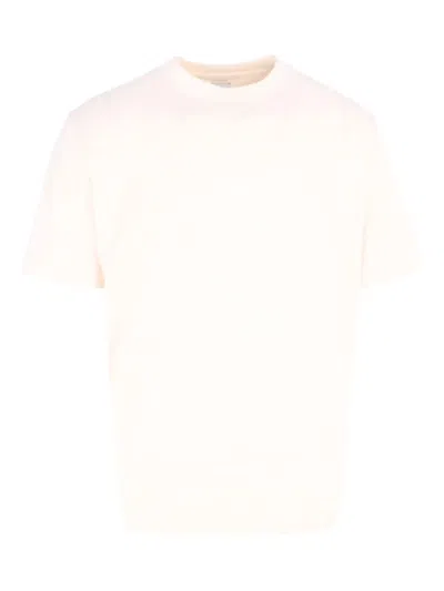 Eleventy Crew-neck Short-sleeve T-shirt In Neutral