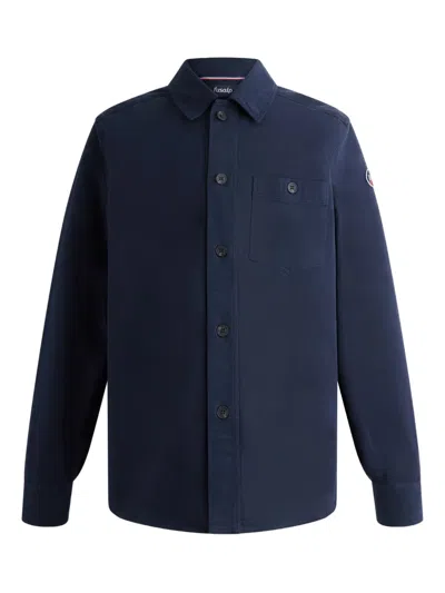 Fusalp Button-fastening Patch-pocket Shirt Jacket In Blue