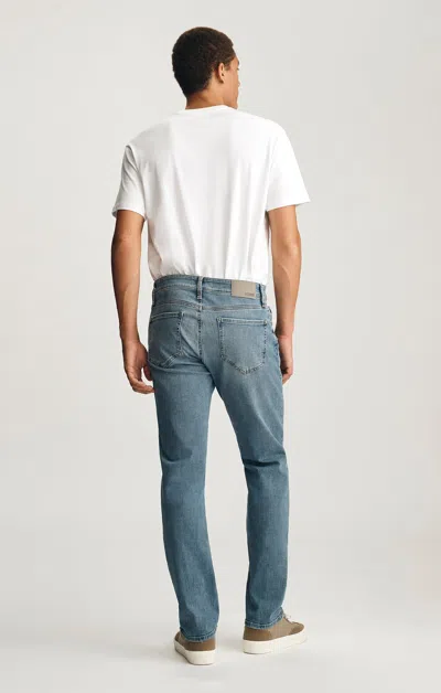 Mavi Zach Straight Leg In Light Brushed Organic Vintage In Blue