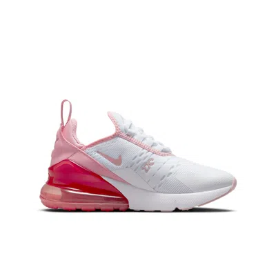 Nike (gs)  Air Max 270 'white Pink Glaze' In Multi