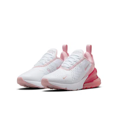 Nike (gs)  Air Max 270 'white Pink Glaze' In Multi