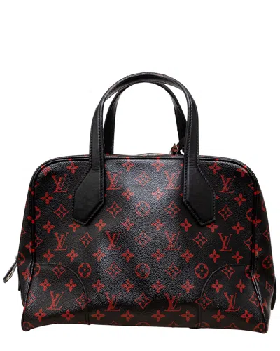 Pre-owned Louis Vuitton Black Infrarouge Canvas Dora Soft Mm - '10s (authentic Pre-  Loved)
