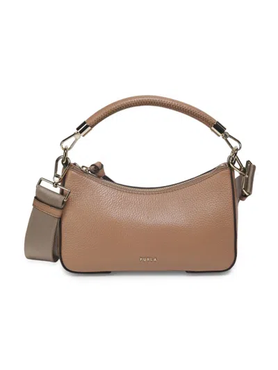 Furla Women's Mini Leather Shoulder Bag In Sand