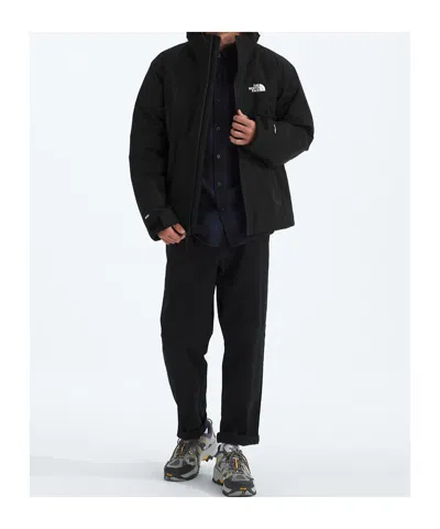 The North Face Mountain Range Hooded Down Jacket Nf0a88wdny R North Kx71 In Black