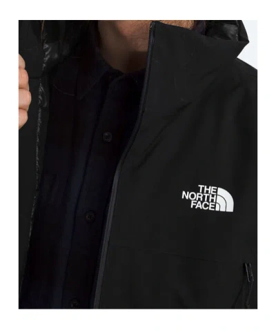 The North Face Mountain Range Hooded Down Jacket Nf0a88wdny R North Kx71 In Black
