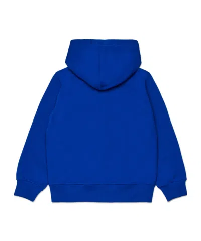 Diesel S-drops Hoodie In Blue