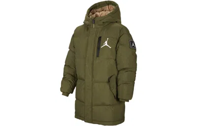 Air Jordan (gs)  Midlength Puffer Coat 'olive Green'