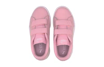 Puma (ps)  Smash V2 Sneakers Pink/white In Multi