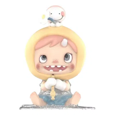 Pop Mart Hand In Hand Figure 'exciting Notes' Secret Edition In Yellow