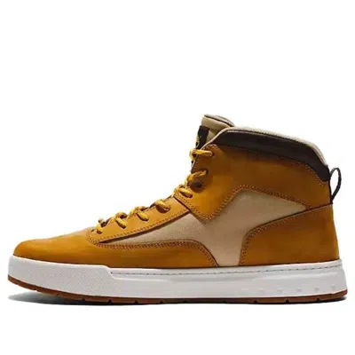 Timberland Maple Grove Fabric And Leather Chukka Boot 'wheat' In Multi